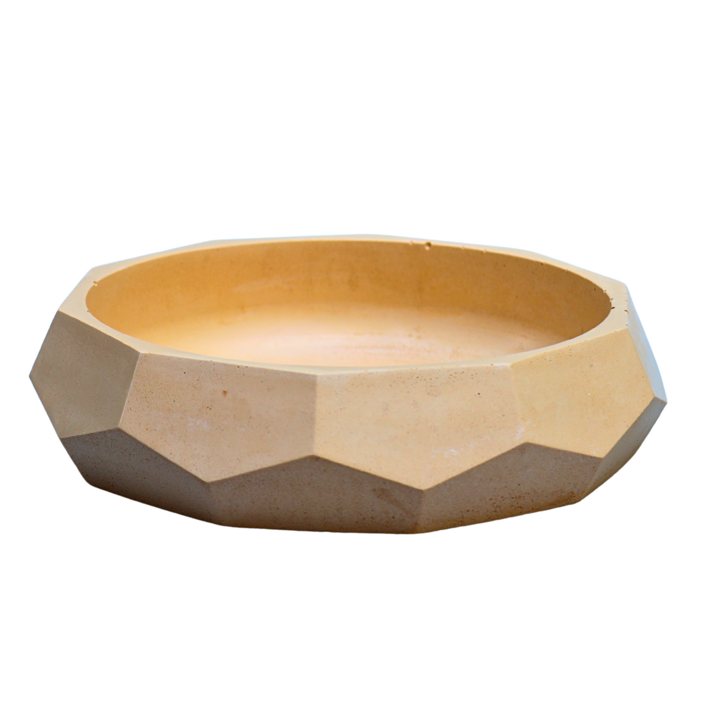 Geometric Concrete Bowl