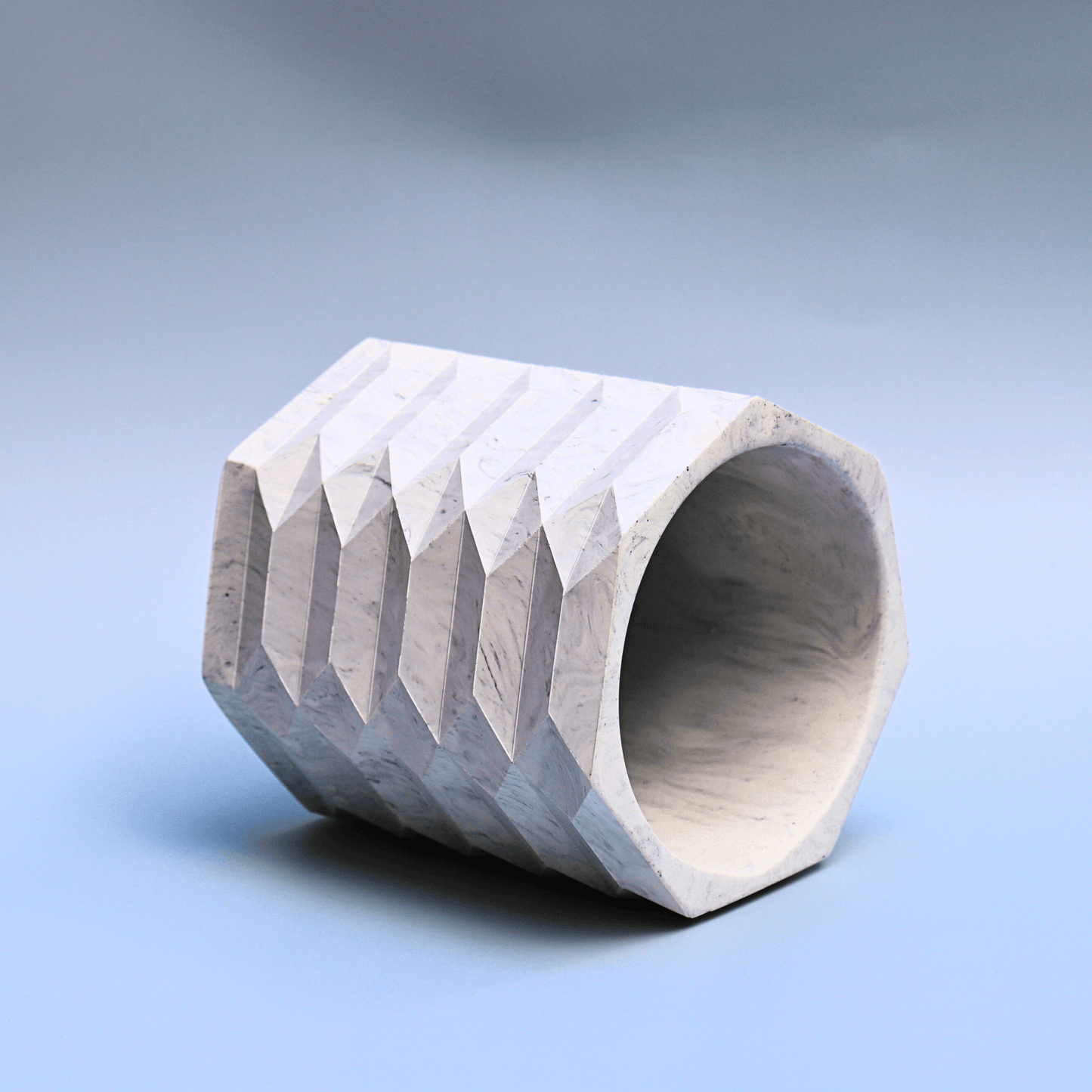 Marble Hexagon Planter