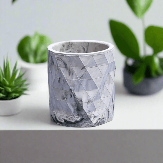 Concrete desk organisers for professionals