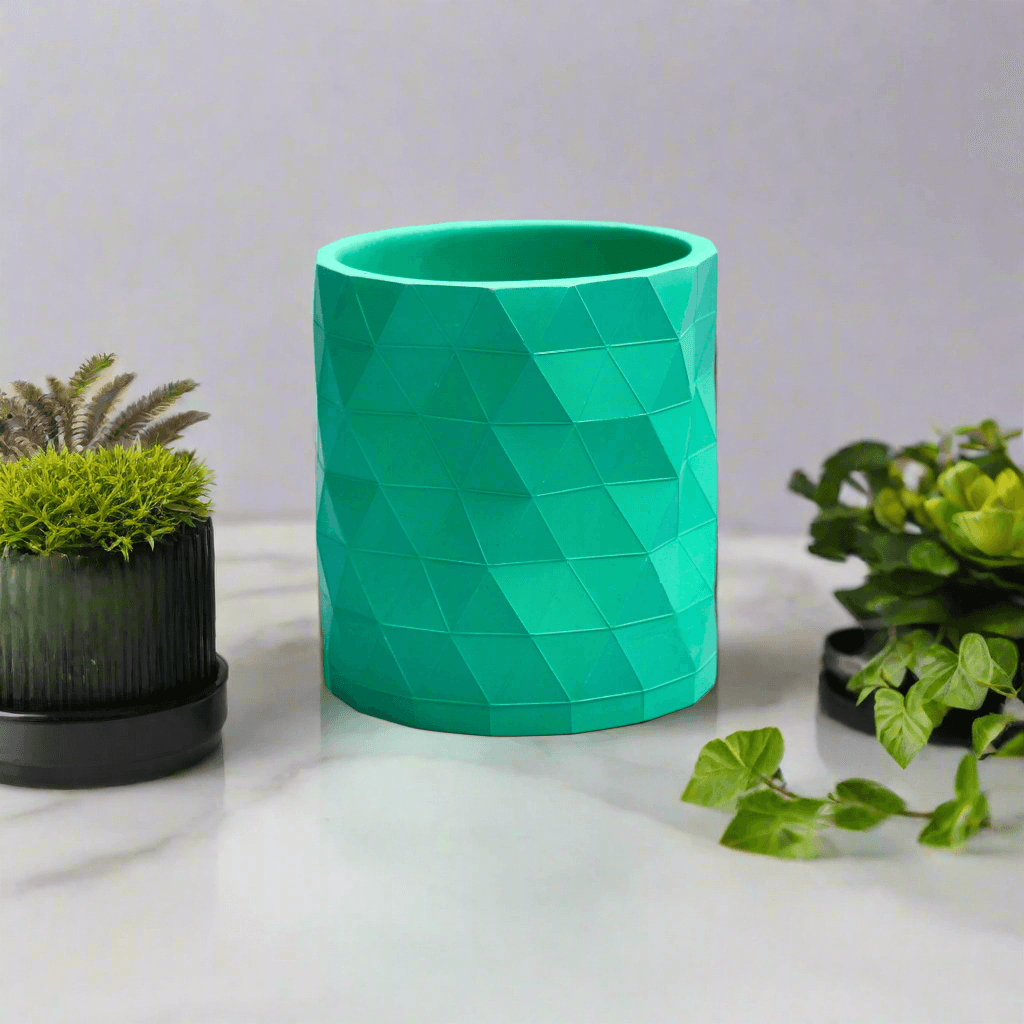 Concrete desk organisers