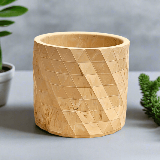 Desk workstation concrete planter