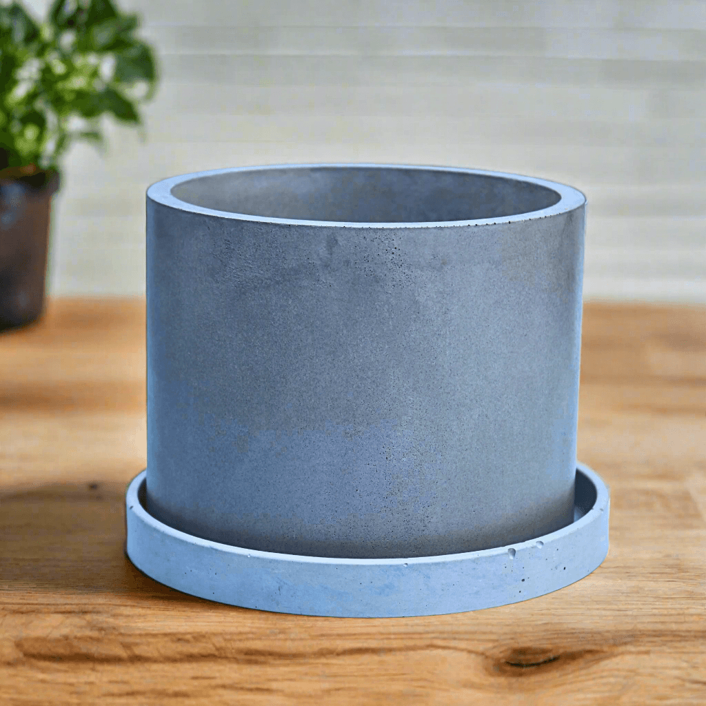 Small french grey planter