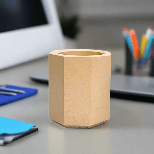 Eco-friendly concrete desk organisers. Concrete desk organisers for professionals