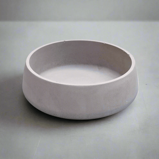 Custom made concrete bowl