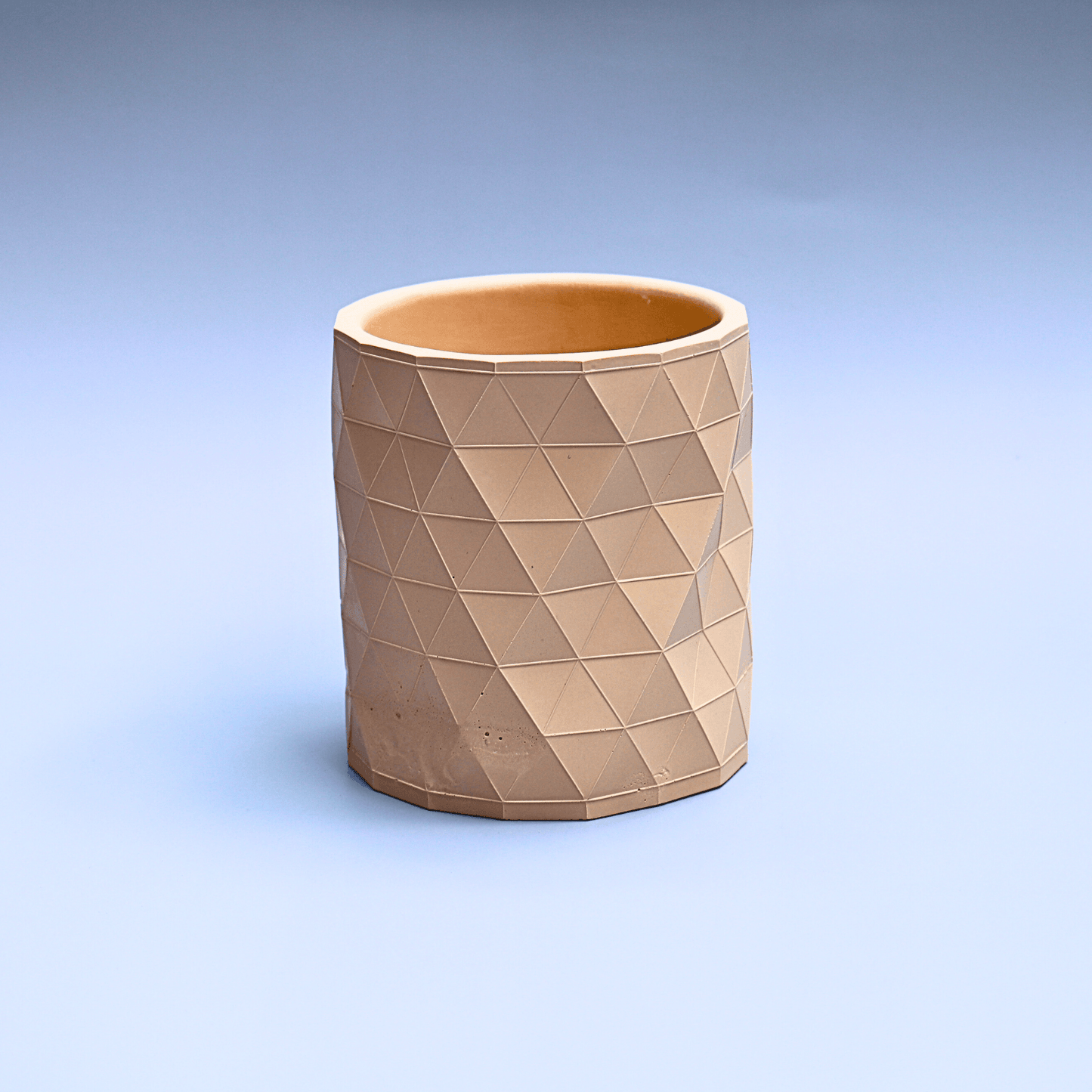Handmade concrete desk organiser