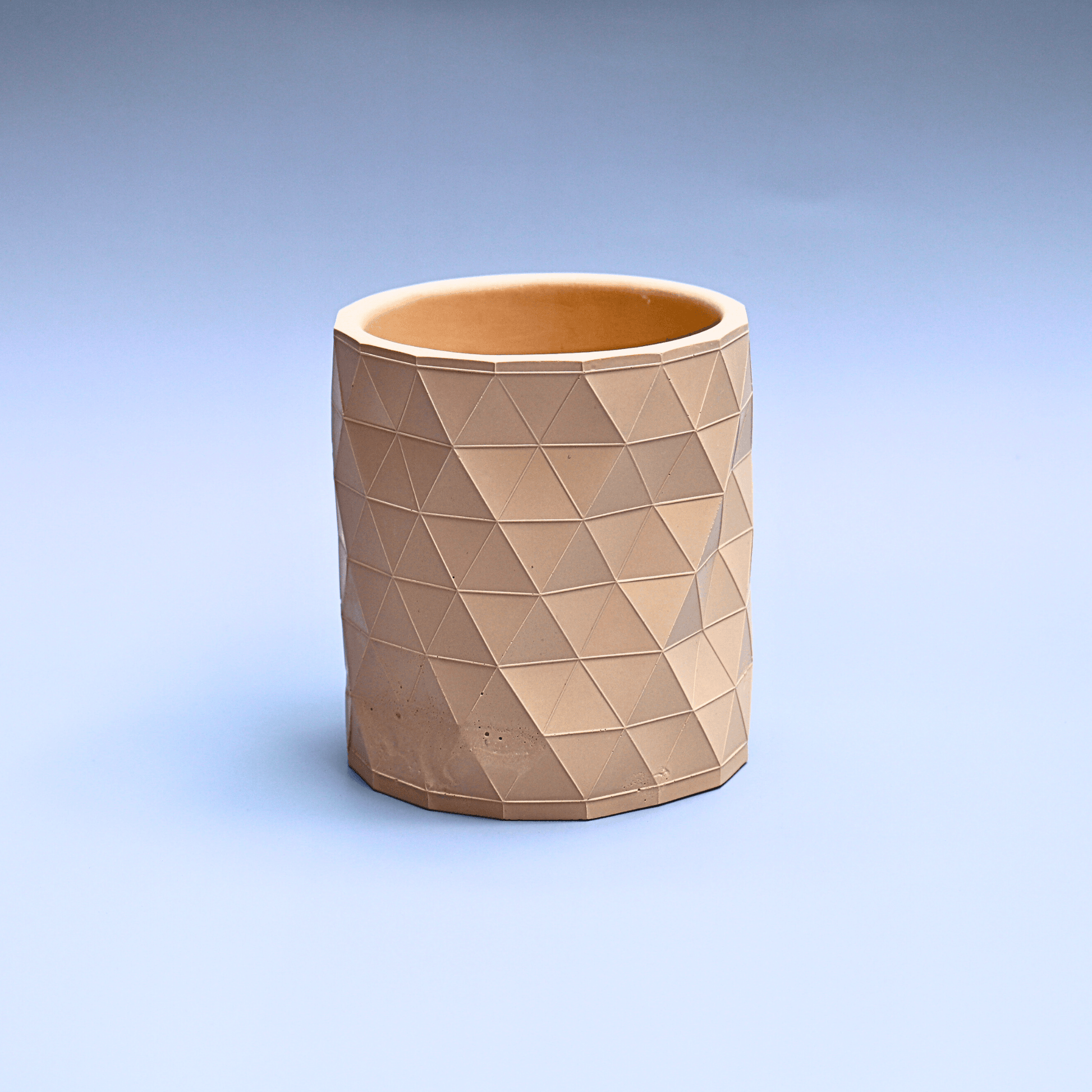 Handmade concrete desk organiser