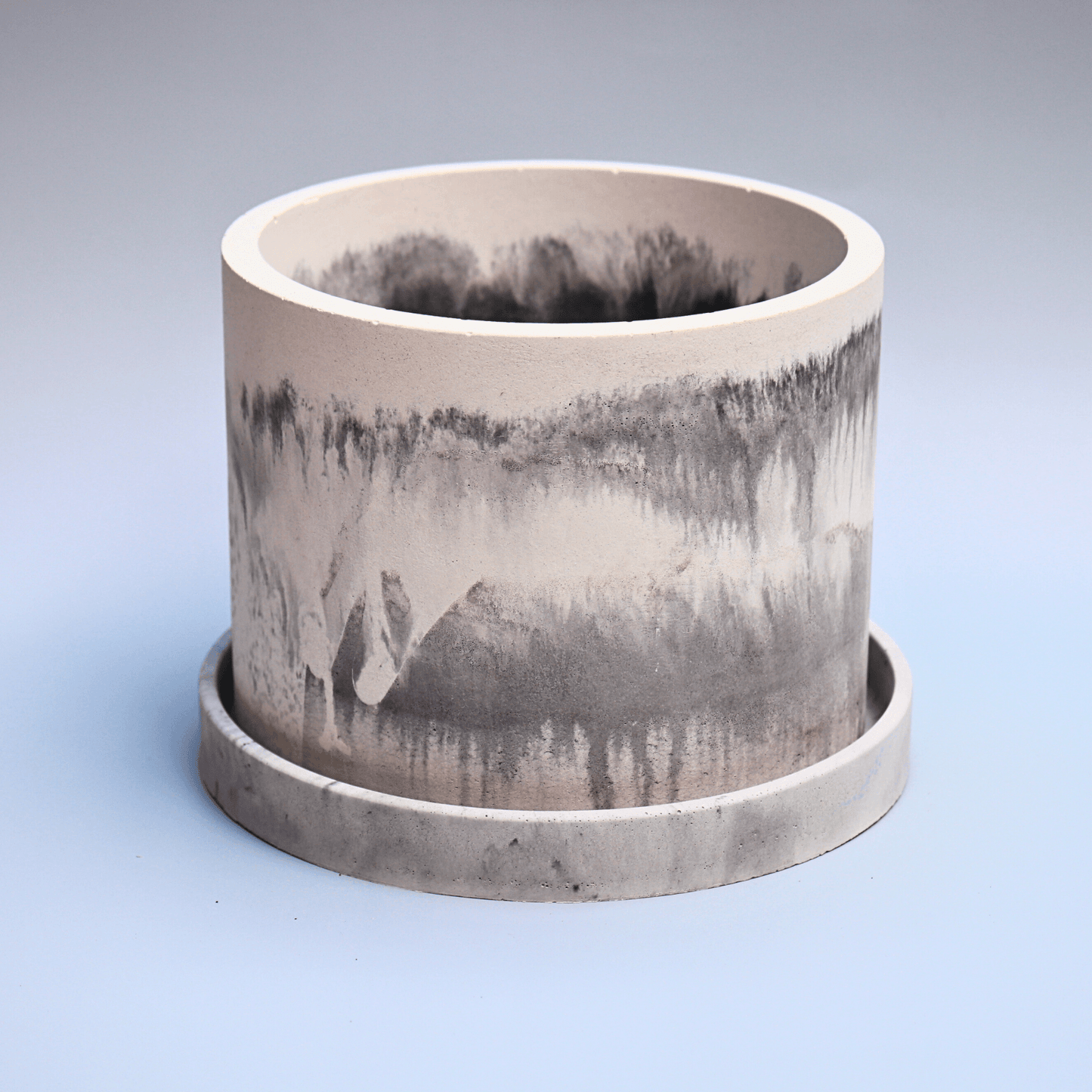 Small white marble planter