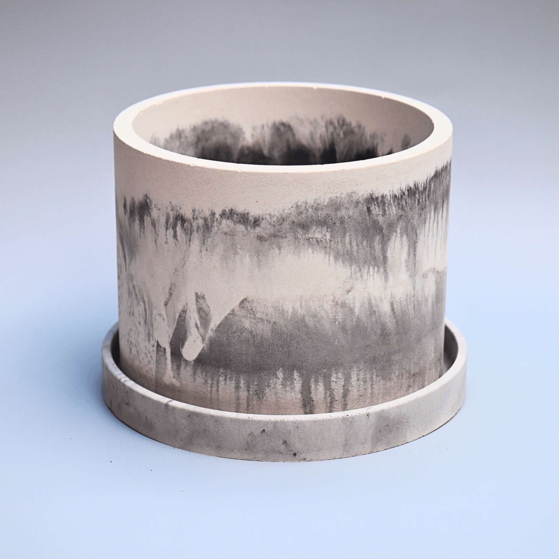 Small white marble planter