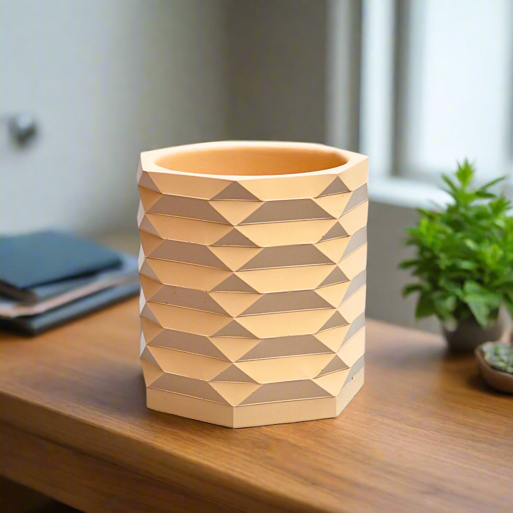 Custom-Made Concrete Planters for Home Decor